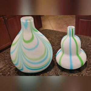 MURANO & MARGIES GARDEN MUST GO@! Handblown Glass Vases